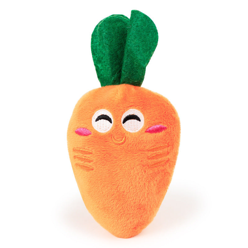Giocattoli per cani da compagnia Carota Peluche Verdura Giocattolo da masticare per cani Tappetino da fiuto per cani Gatti Durevole masticazione Cucciolo Giocattolo Accessori per cani