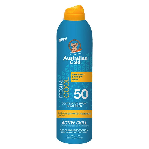 Spray Protettore Solare Fresh & Cool Australian Gold Spf 50 (177 ml)