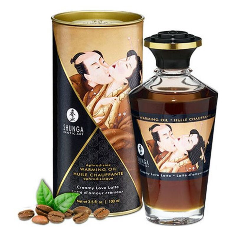 Olio per massaggi erotici Shunga Coffee Caffè bianco (100 ml) (100 ml)