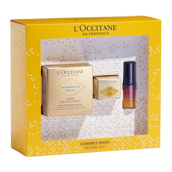 Women's Cosmetics Set Divine Immortelle L'occitane (3 pcs)