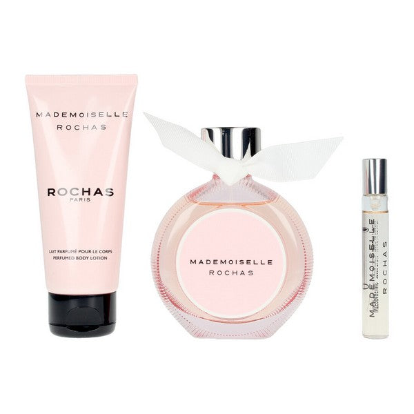 Women's Perfume Set Mademoiselle Rochas EDP (3 pcs)