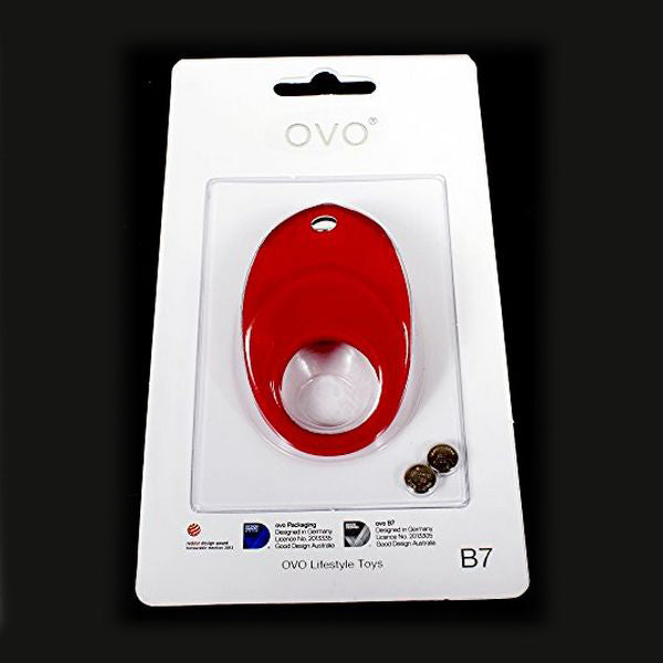 B7 Vibrating Ring Red OVO 99130