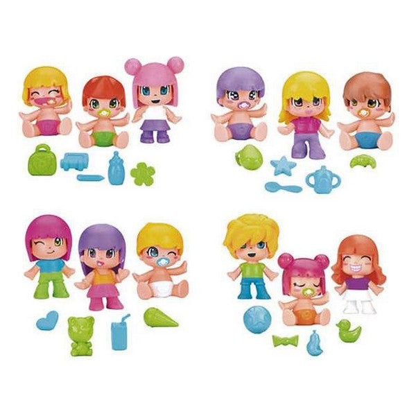 Set of Figures Pinypon Babies Famosa