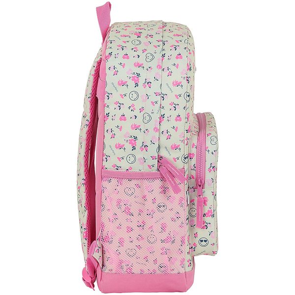 School Bag Smiley World Garden White Pink