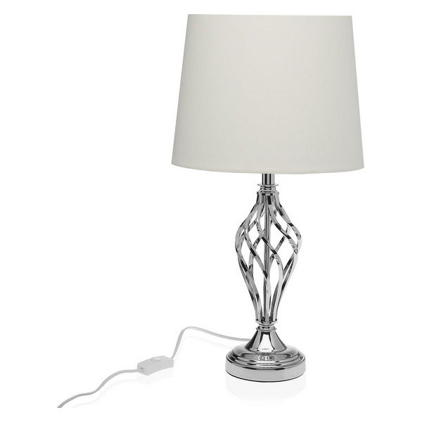 Desk Lamp linen Metal (30,5 x 55,5 x 30,5 cm)
