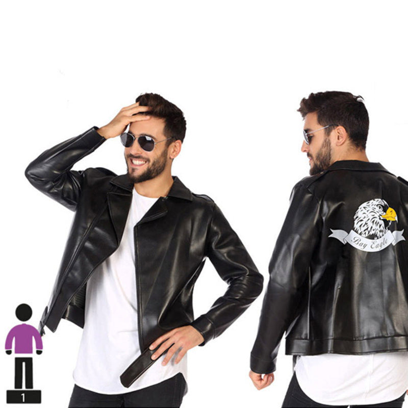 Costume per Adulti Anni '50 Nero (1 Pz)