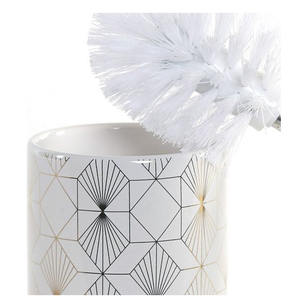 Toilet Brush DKD Home Decor Stainless steel (9 x 9 x 36 cm)