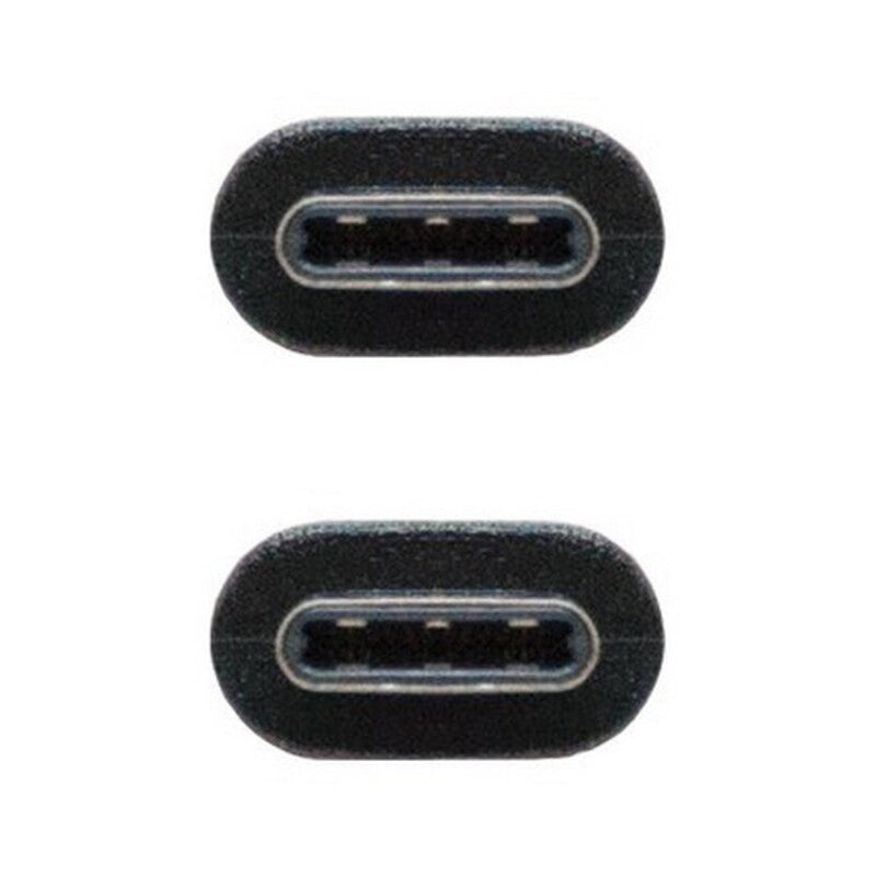 Cavo USB-C 3.1 NANOCABLE 10.01.4101 Nero (1 m)