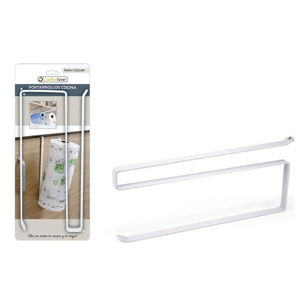 Portarotolo da cucina Confortime Metal Bianco (26 Cm)