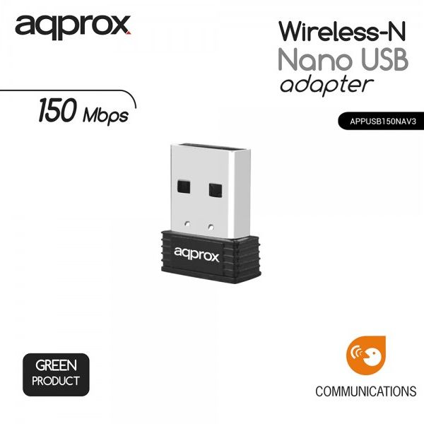 Adattatore wireless ca! NADAIN0211 APPUSB150NAV3 Nano US USB N150