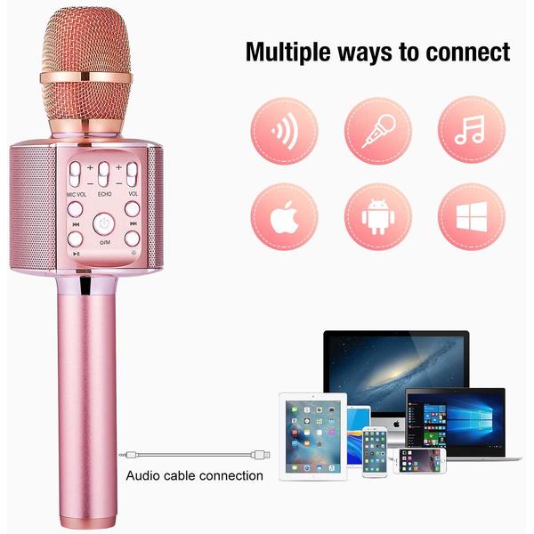 Karaoke Microphone 1 BY ONE Wireless (Refurbished A+)
