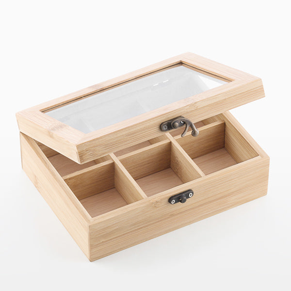 TakeTokio Bamboo Tea Storage Box