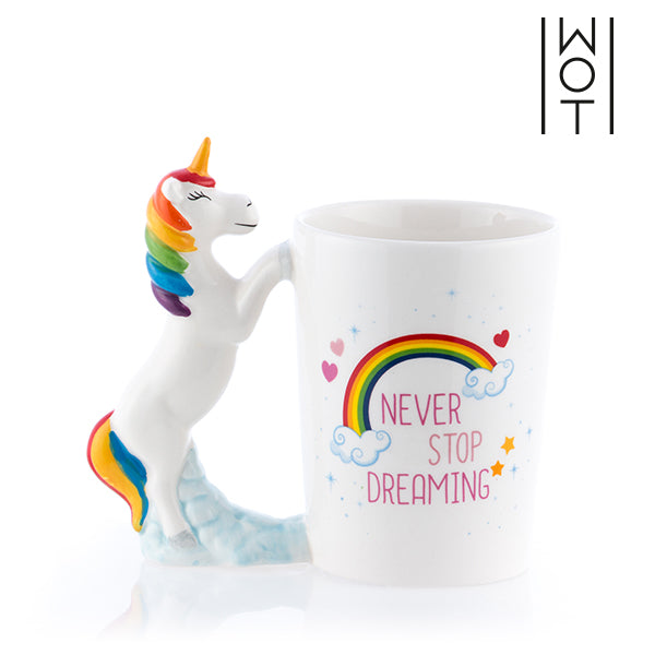 Wagon Trend Never Stop Dreaming Unicorn Mug