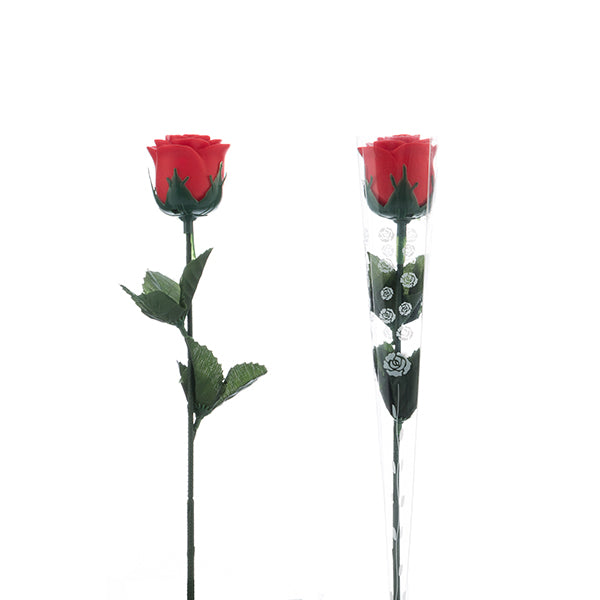 Red Rose with Multicoloured LEDs