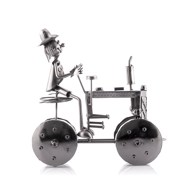 Metallic Tractor Bottle Holder