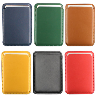 Leather Holder Magnetic Card Holder Apple Holder Magnetic Card Holder