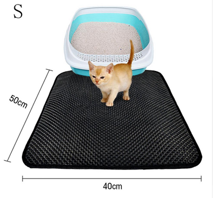 Lettiera a doppio strato Tappetini per gatti Pet Lettiera per gatti Zerbino Intrappolare animali domestici Lettiera Zerbino Prodotto per animali domestici Letto per gatti Casa Tappetino pulito