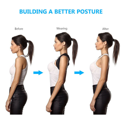 Adjustable Back Posture Corrector Wrist Brace Clavicle Spine Back