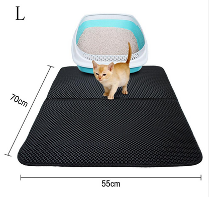 Lettiera a doppio strato Tappetini per gatti Pet Lettiera per gatti Zerbino Intrappolare animali domestici Lettiera Zerbino Prodotto per animali domestici Letto per gatti Casa Tappetino pulito