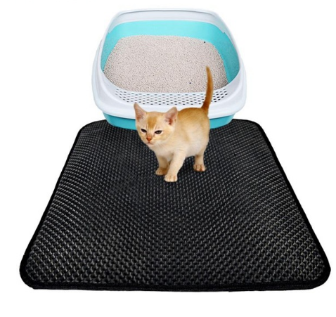 Lettiera a doppio strato Tappetini per gatti Pet Lettiera per gatti Zerbino Intrappolare animali domestici Lettiera Zerbino Prodotto per animali domestici Letto per gatti Casa Tappetino pulito