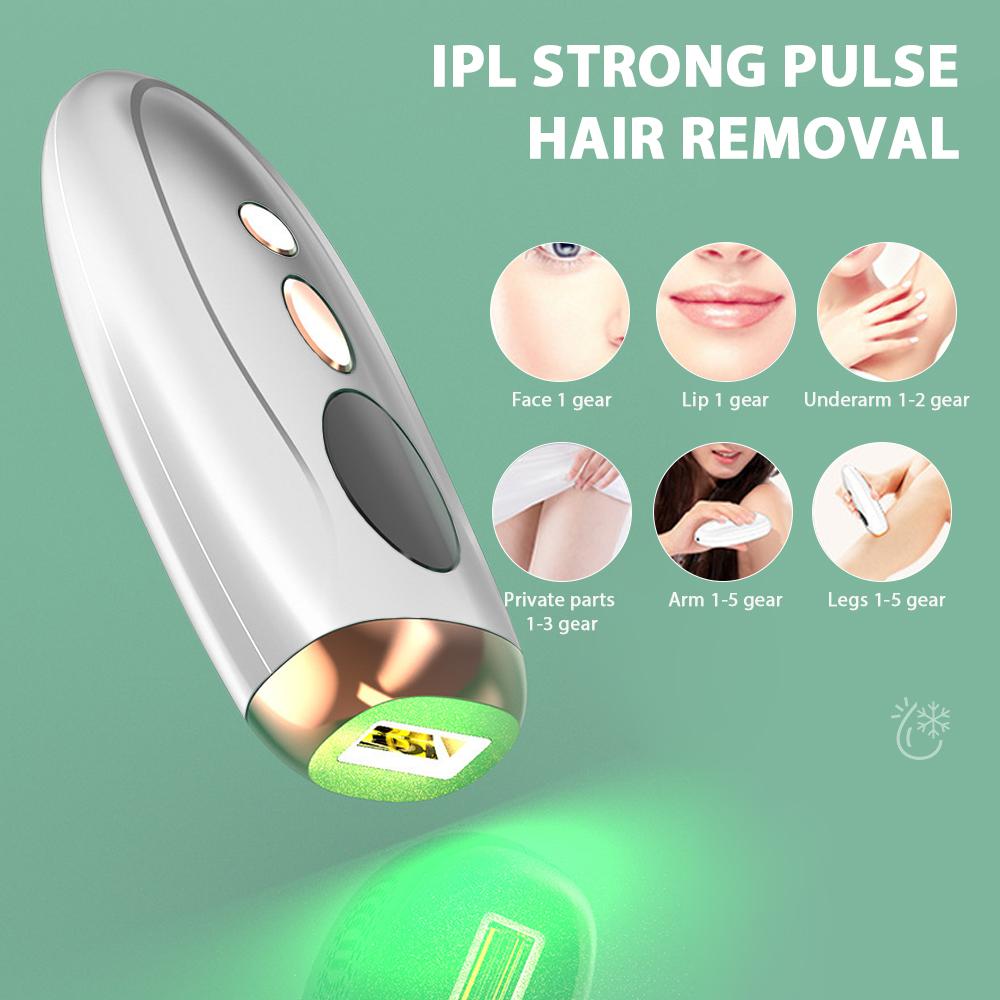 Smart Protable Safe Painless Laser Hair Removal Epilator(US plug)