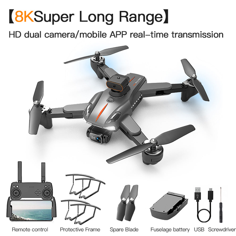 P11 Drone GPS Automatic Return 8K Aerial Photography UAV Four Sided Obstacle Avoidance Remote Control