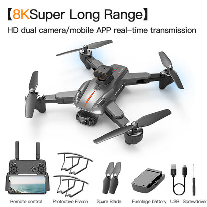 P11 Drone GPS Automatic Return 8K Aerial Photography UAV Four Sided Obstacle Avoidance Remote Control