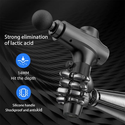 Massage Gun 30 Speed Tissue Powerful Percussion Massager With 6 Heads