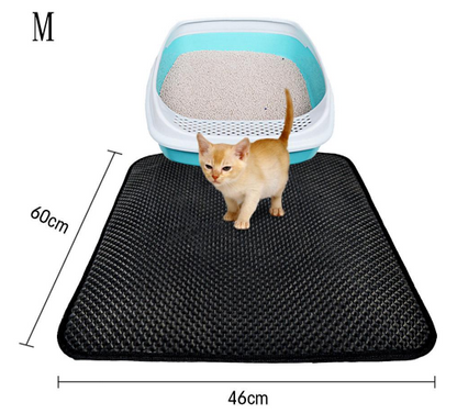 Lettiera a doppio strato Tappetini per gatti Pet Lettiera per gatti Zerbino Intrappolare animali domestici Lettiera Zerbino Prodotto per animali domestici Letto per gatti Casa Tappetino pulito