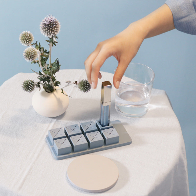 Organizzatore cosmetico creativo per il trucco del rossetto a forma di cioccolato
