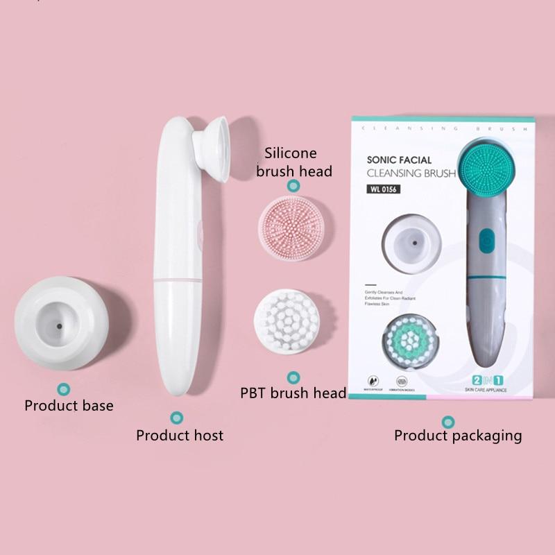 Facial Cleansing Electric Facial Cleansing Brush 2 in 1 Sonic