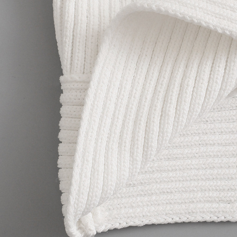 Fashion Ribbed Knit White Cropped Tank Tops