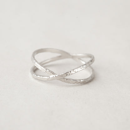 Double Ring Gold Dainty Minimalist Ring
