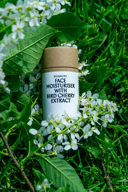 Face moisturiser with Bird Cherry extract
