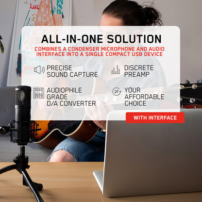 Antelope Audio - Sistema di registrazione Axino | Microfono per podcast 