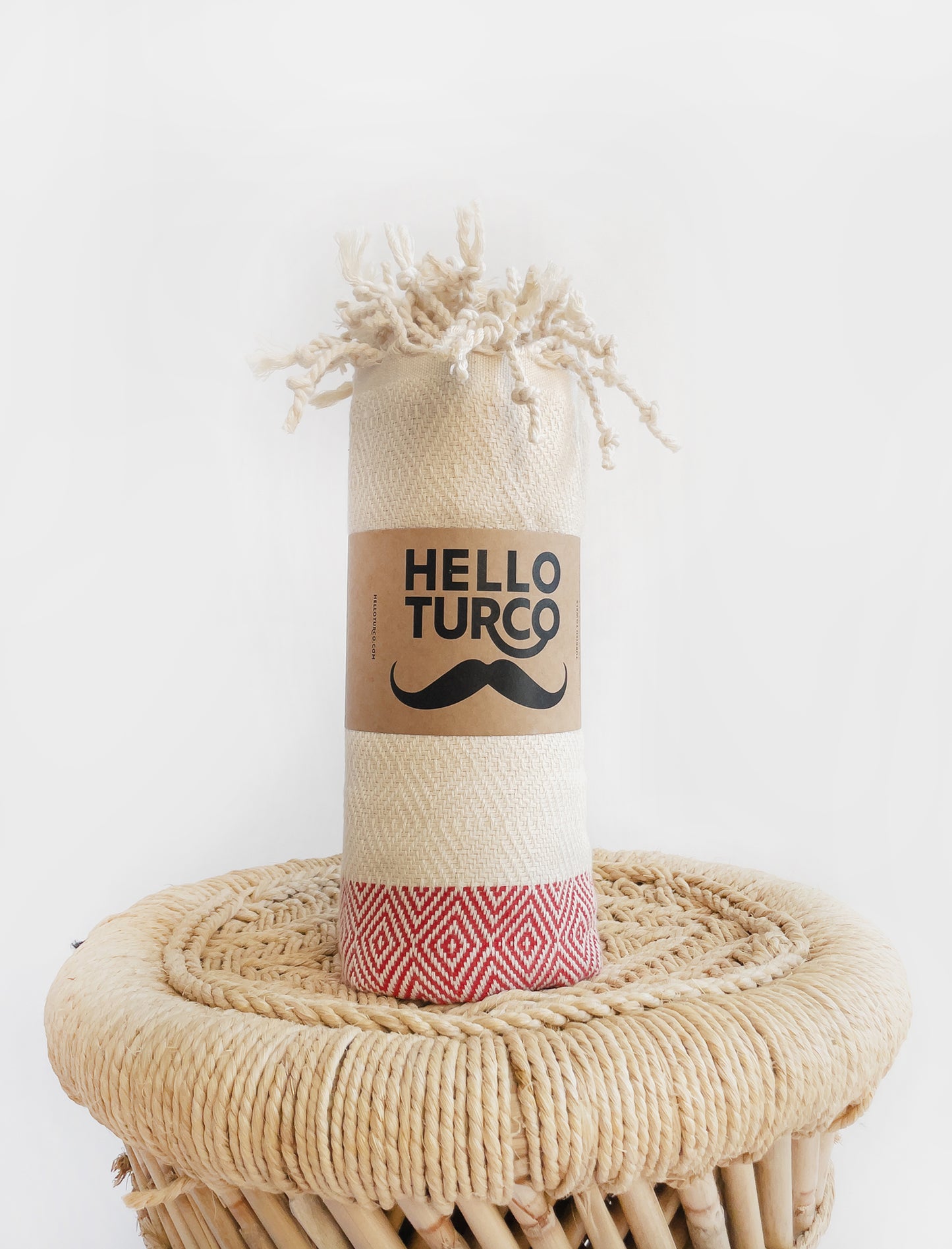 Otto Red Turkish Towel