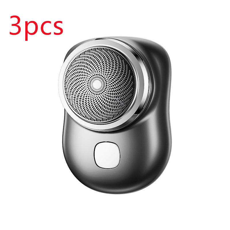 Compact Dual-Use Electric Razor - USB Rechargeable, Wet & Dry Painless Shaving, Ideal for Travel