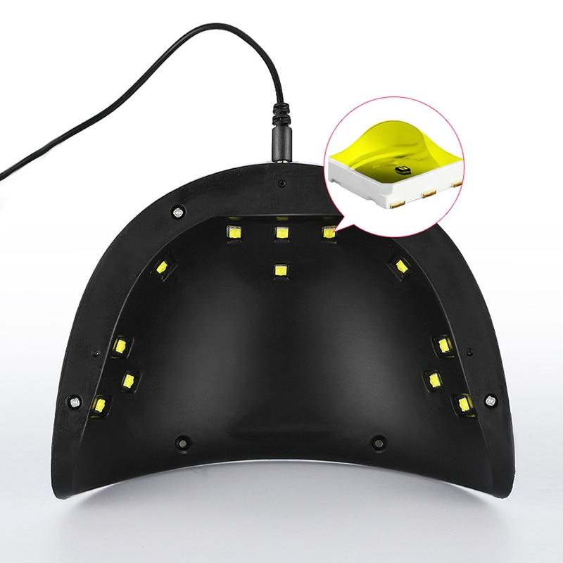 Lampada polimerizzante per unghie UV LED con gel acrilico