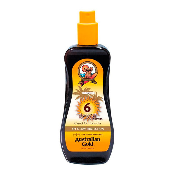Tanning Oil Sunscreen Australian Gold SPF 6 (237 ml)