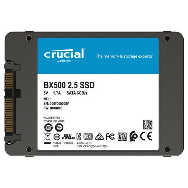 Disco Rigido Crucial CT120BX500SSD1 120 GB 2,5" SATA III