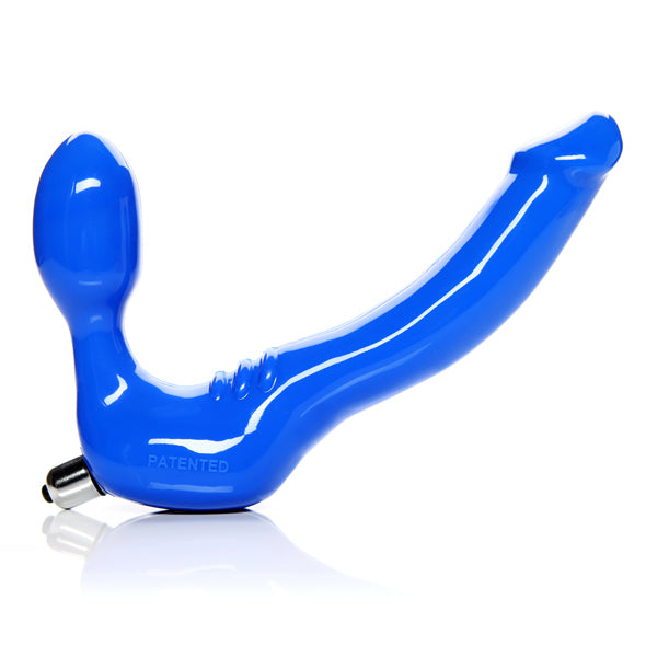 Cinturino sottile senza spalline Feeldoe su Tantus blu F9812