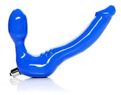 Cinturino sottile senza spalline Feeldoe su Tantus blu F9812