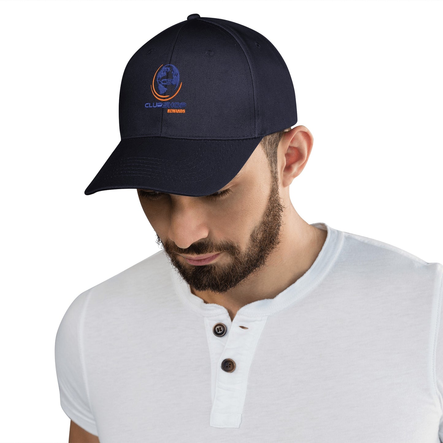 Clubshop Logo All Over Embroidered Baseball Caps