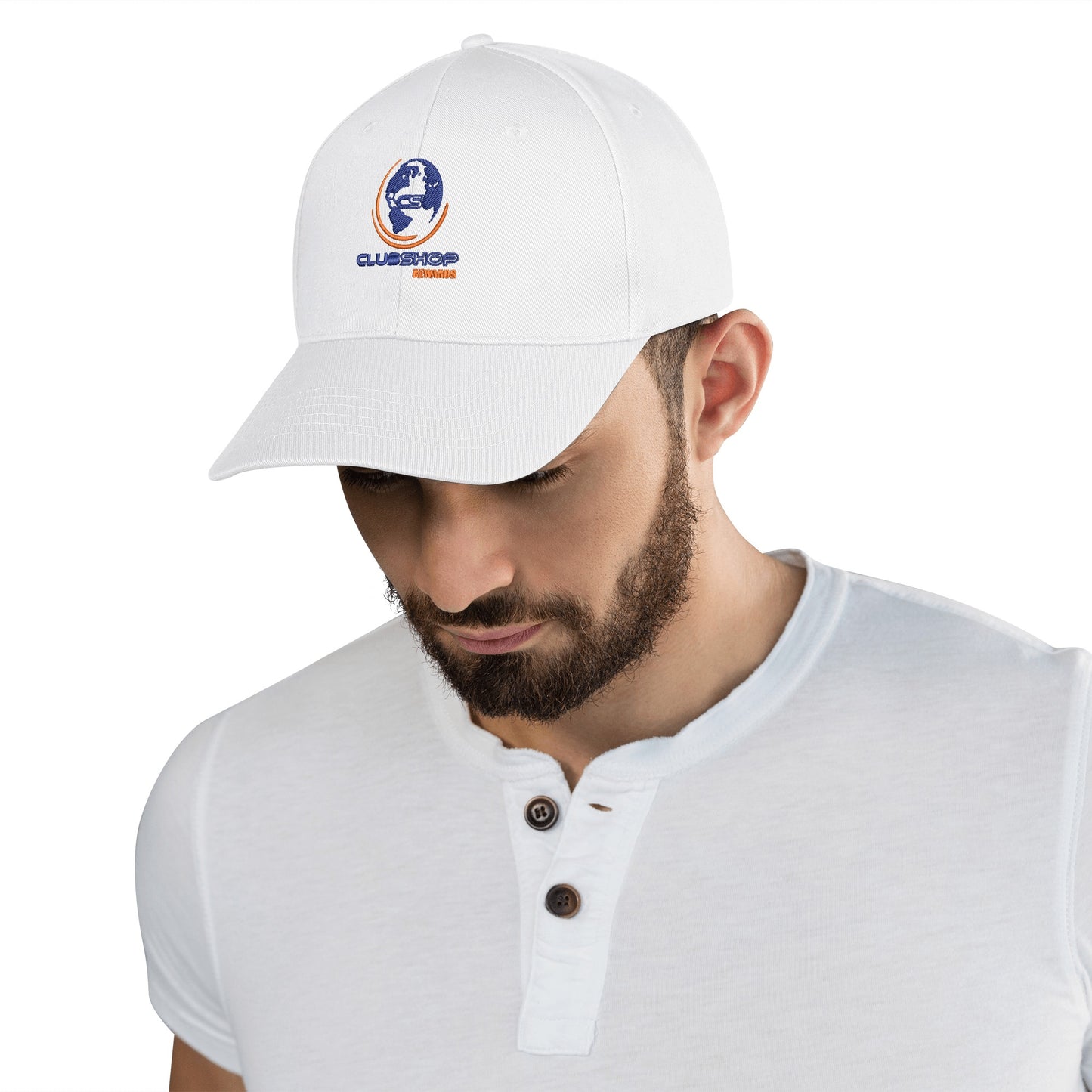 Clubshop Logo All Over Embroidered Baseball Caps