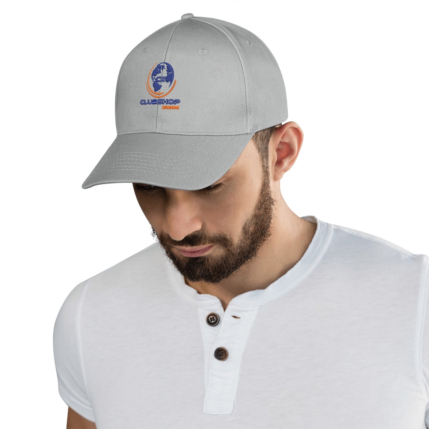 Clubshop Logo All Over Embroidered Baseball Caps