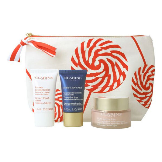 Women's Cosmetics Set MultiActive Jour Toutes Peaux Clarins (3 pcs)