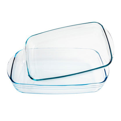Set of Oven Dishes Ô Cuisine Borosilicate glass (2 pcs)