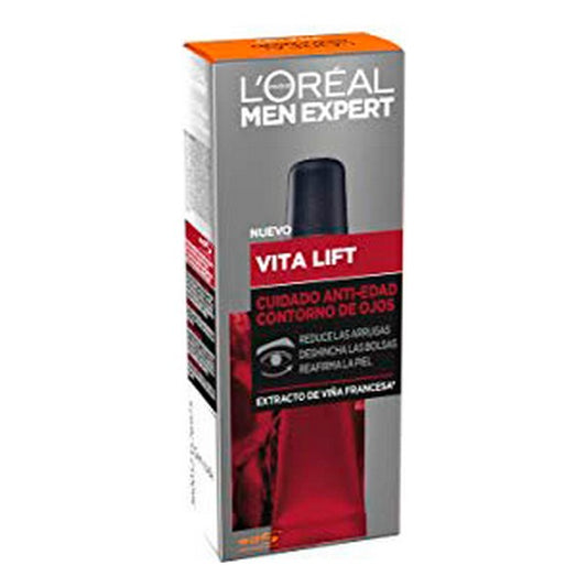 Eye Contour L'Oréal Paris Men Expert - Vitalift Anti-ageing (15 ml) (Refurbished A+)