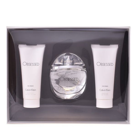 Women's Perfume Set Obsessed For Women Calvin Klein (3 pcs)