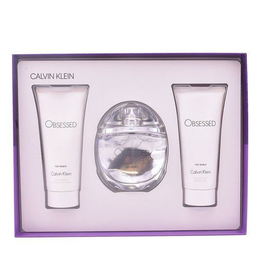 Women's Perfume Set Obsessed For Women Calvin Klein (3 pcs)